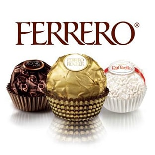 Chocolat Ferrero Rond Noir, paq. 8