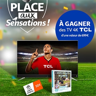 Jeu Auchan Place Aux Sensations 3 Tv 4k Et 16 Autres Lots