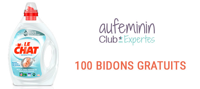Test Aufeminin 100 Bidons De Lessive Le Chat Gratuits