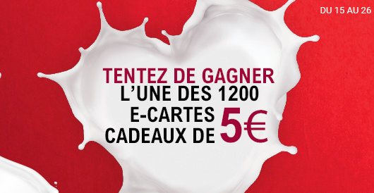 Jeu Leclerc Produits Laitiers 12 000 Cartes Cadeaux A Gagner