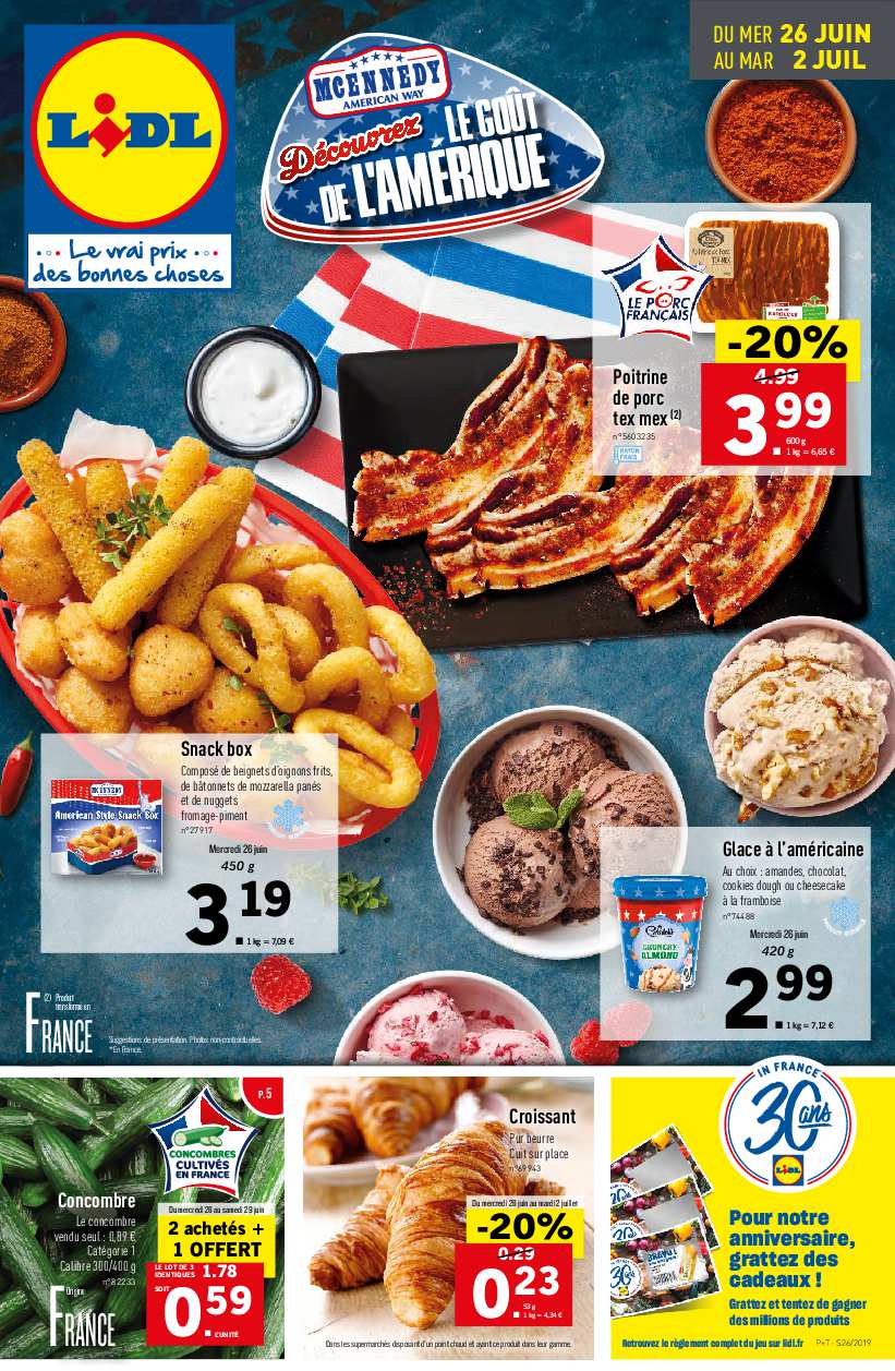 Catalogue Lidl Mcennedy Decouvrez Le Gout De L Amerique