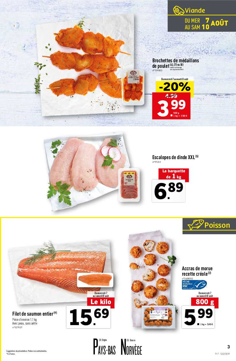 Catalogue Lidl Sol Mar Du 7 Au 13 Août 2019