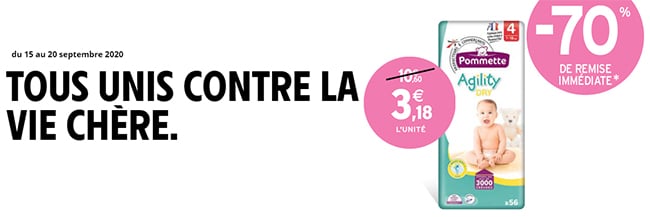 Promo Intermarche 70 Reduction Sur Les Couches Pommette
