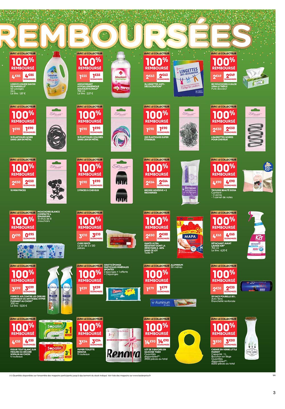 Odr Leader Price 100 Rembourse 61 Produits Gratuits