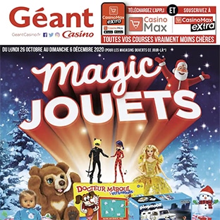 Catalogue jouets Géant Casino Noël 2020 en ligne