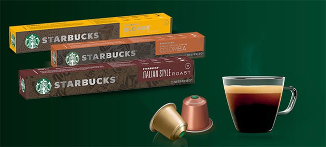 Les capsules de café Starbucks pour les machines Nespresso