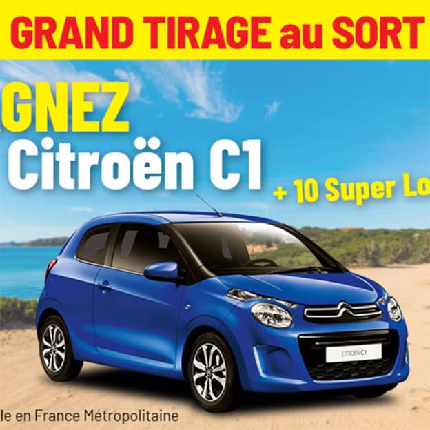 Jeu Atlas For Men Voiture Citroen C1 Et Cadeaux A Gagner