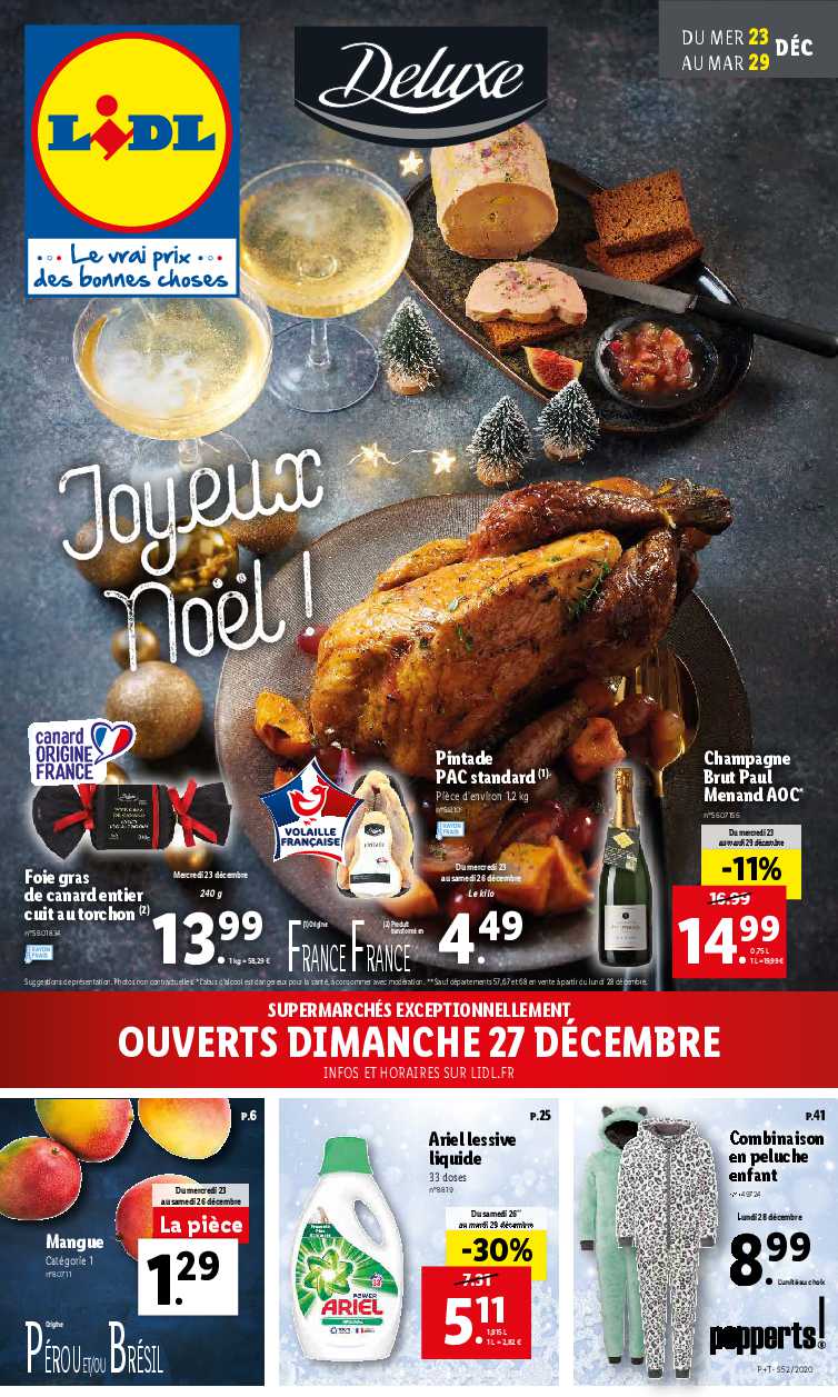 Catalogue Lidl De La Semaine En Ligne Promos Decembre Janvier