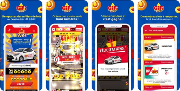 GiFi WIN le jeu : Loterie gratuite via l’appli GiFi ViP