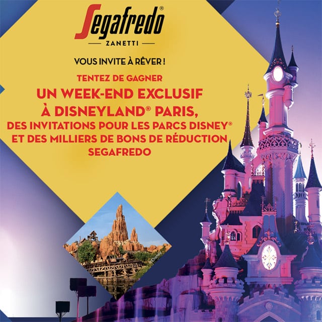 Jeu Segafredo Sejour Et Entrees Pour Disneyland A Gagner