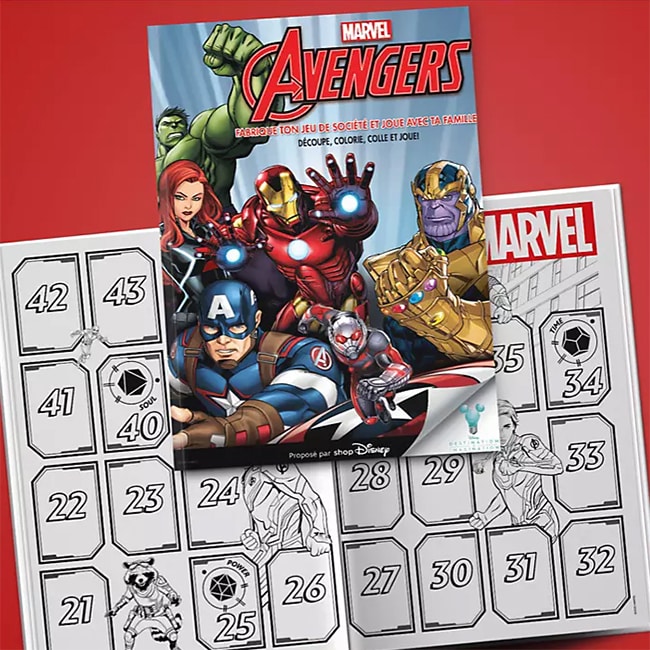 coloriage activite gratuit imprimer Disney Marvel Avengers