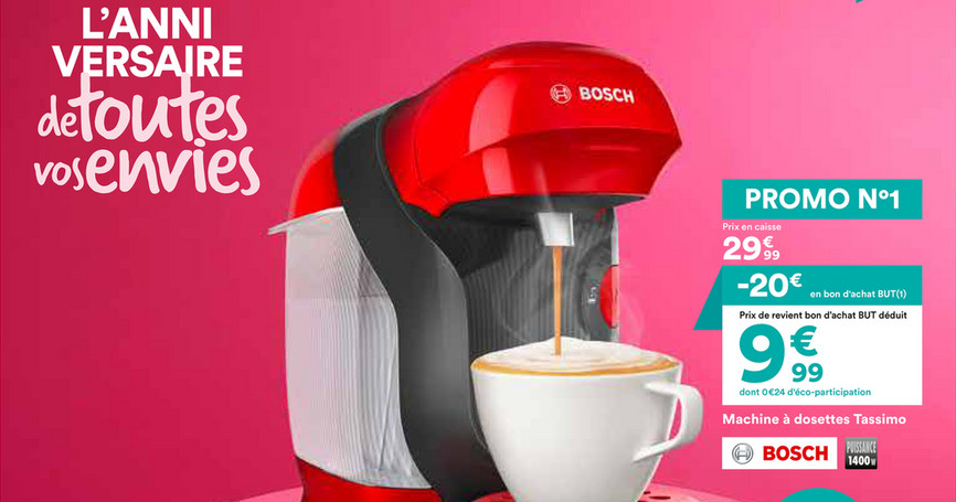 Machine à café : Ce modèle Tassimo coûte moins de 30 euros chez
