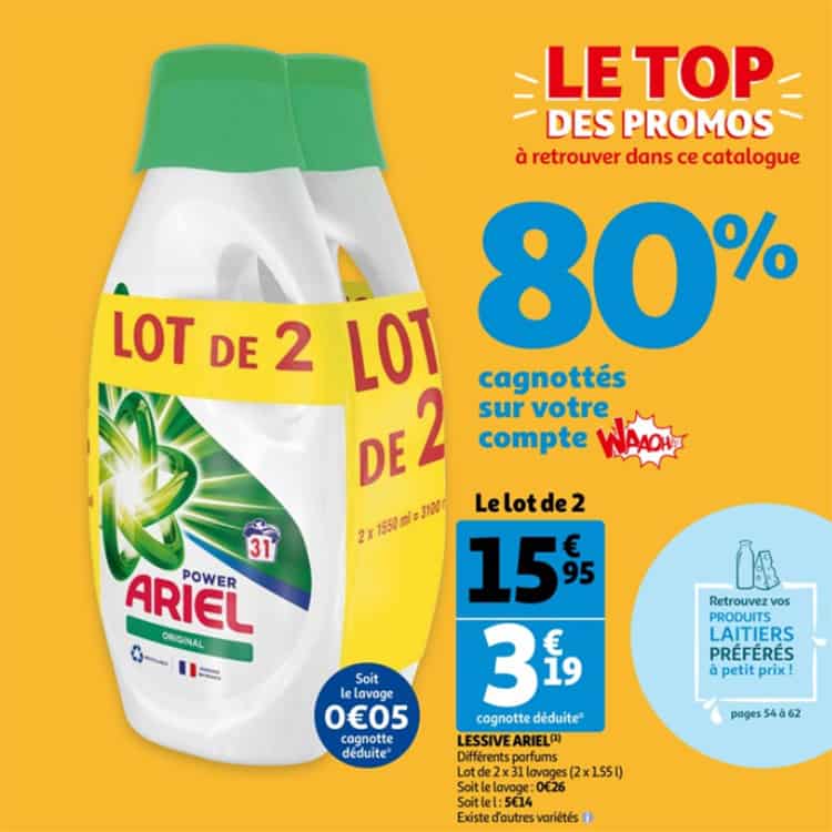 Promo: Lot Unilever Omo Lessive Liquide (Valeur 22500 Eur