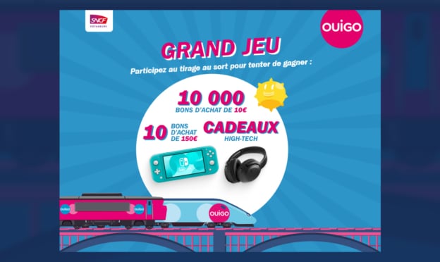 Jeu OUIGO : Nintendo Switch et autres cadeaux à gagner