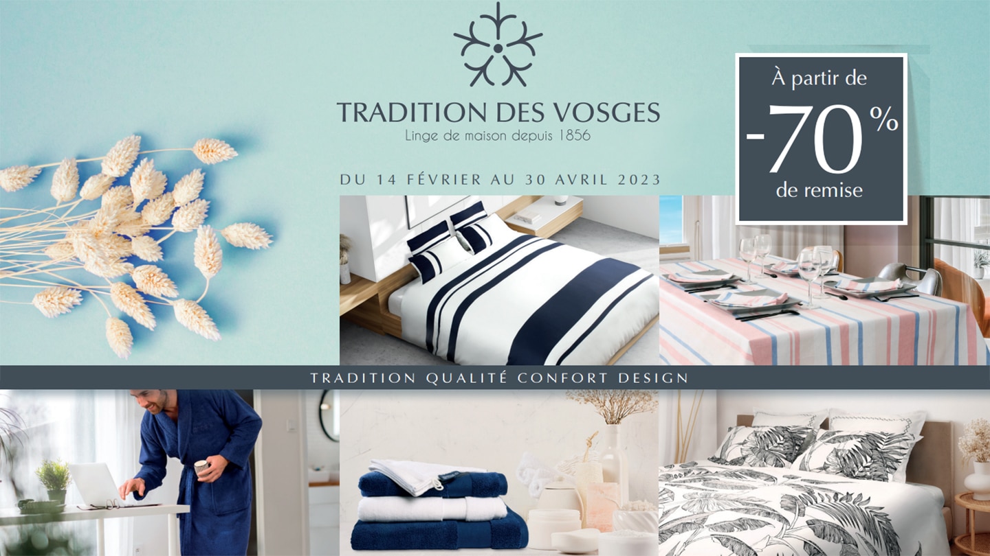 Parure de lit Tendresse | Tradition des Vosges