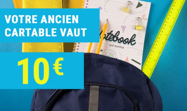 Auchan reprise Cartable 2024 : 10€ offerts en bon