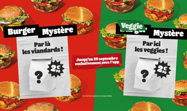 Burger King : Burger mystère à 2,90€ et glace à 2€ avec l’appli