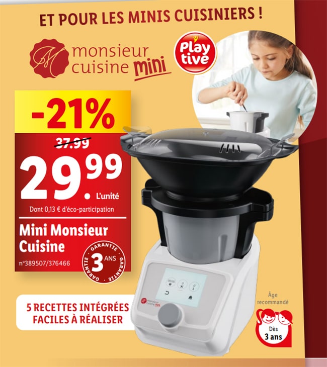 Jouet Monsieur Cuisine Mini pas cher chez Lidl