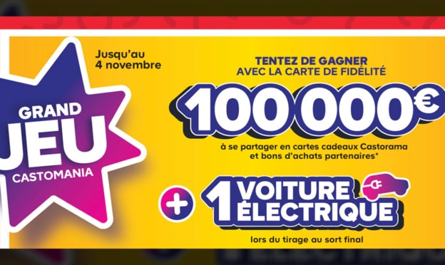 Jeu Castomania by Castorama : + 100'000 euros de cadeaux à gagner