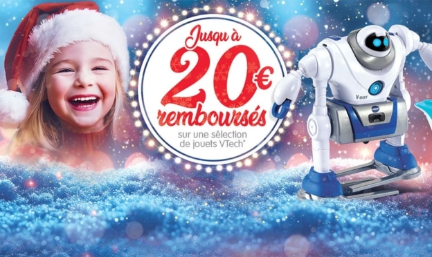 ODR VTech Noël : Jusqu’à 20€ remboursés