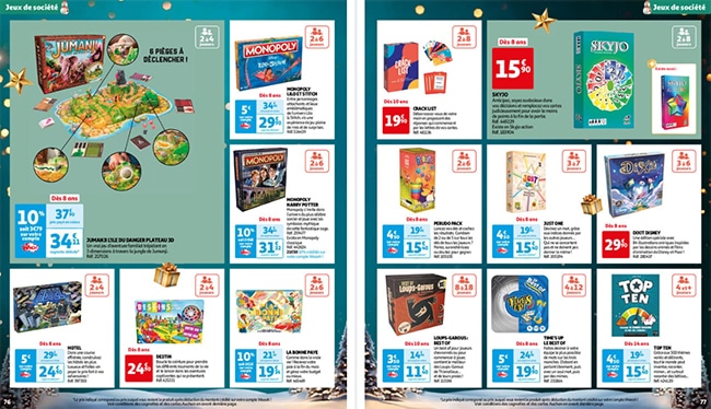 Prospectus des jouets de Noël 2024 des magasins Auchan