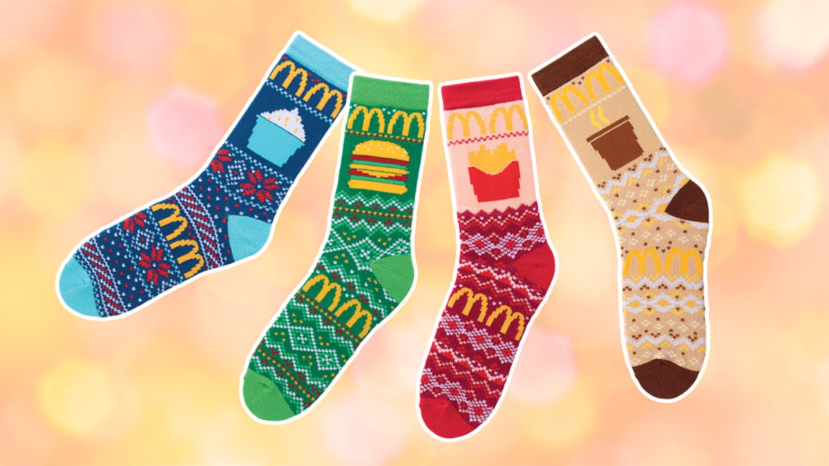 McDo : menu Maxi Best-of +1€ = Chaussettes Xmas Socks 2024 offertes