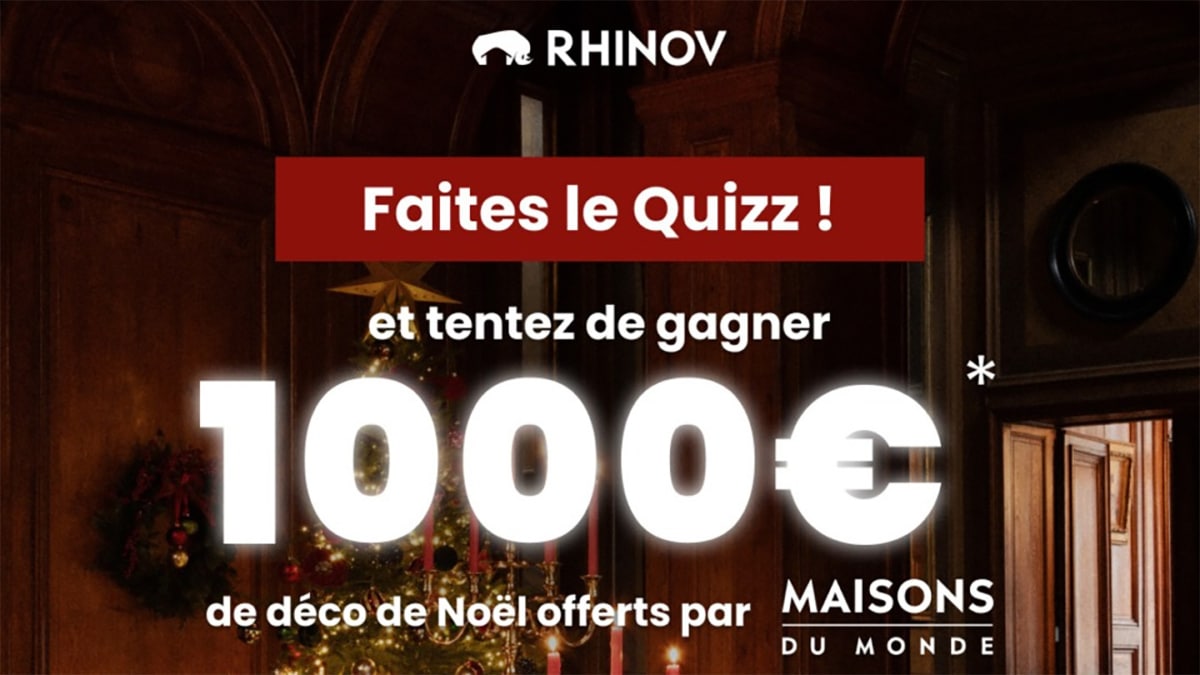 Jeu Rhinov : Carte cadeau Maisons du Monde de 1’000€ à gagner