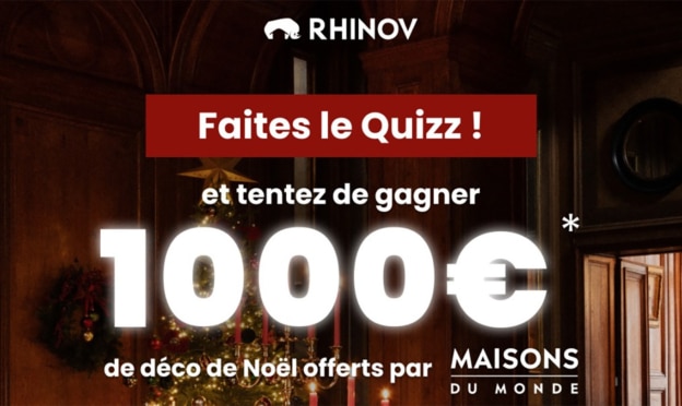 Jeu Rhinov : Carte cadeau Maisons du Monde de 1’000€ à gagner