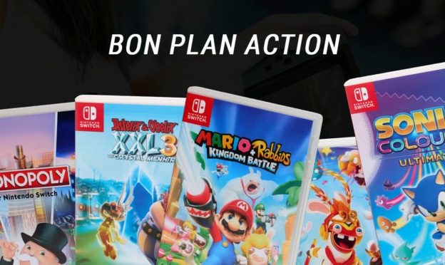 Bon plan Action : Jeux Nintendo Switch à 8,95€ seulement