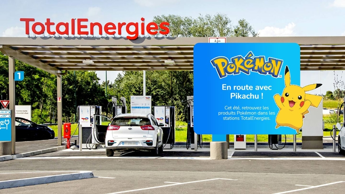 Total Energies / Pokémon : Gourde Pikachu gratuite