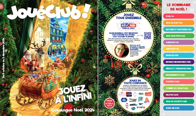 catalogue de Noël 2024 des magasins Joué Club