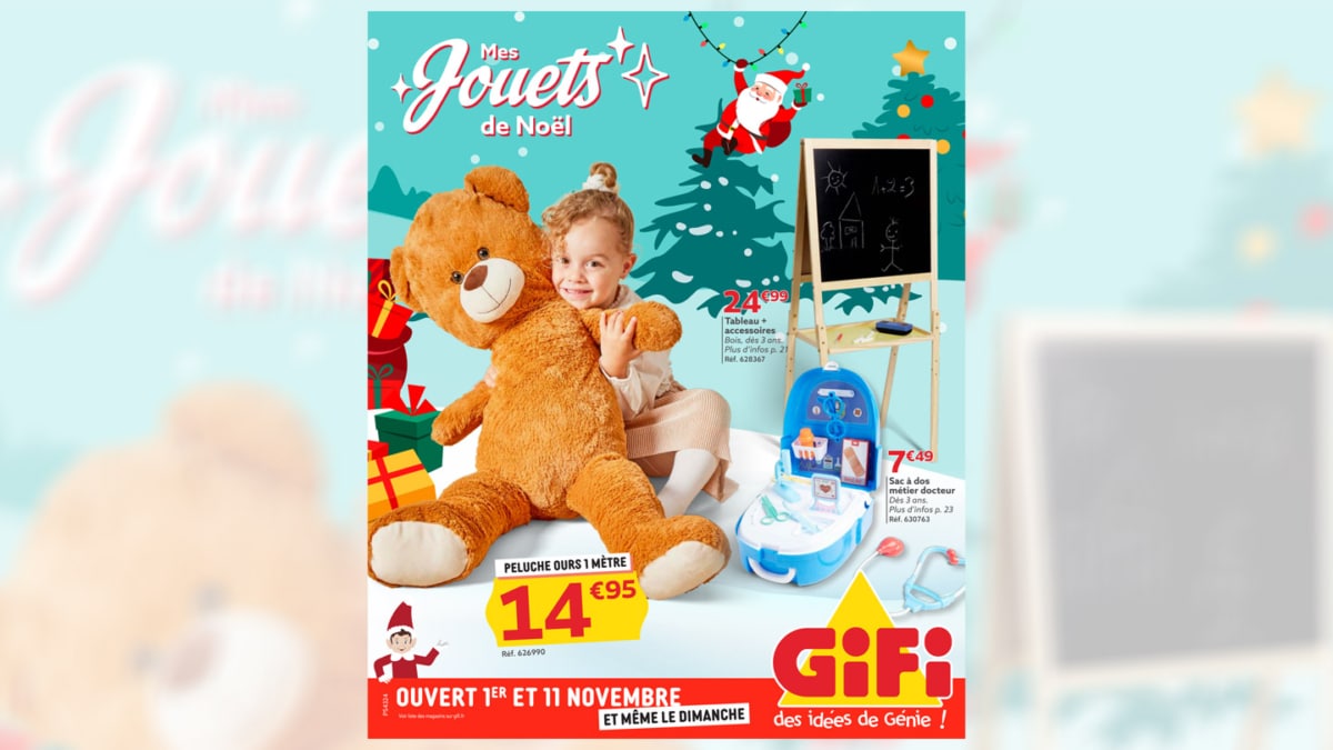 Catalogue de Noël GiFi 2024 : De nombreux jouets à prix mini