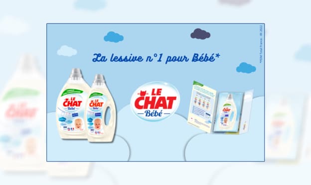 Recevez un échantillon gratuit de lessive Le Chat Bébé