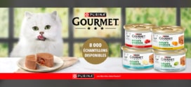 Échantillons gratuits pour chat : Mousselines Coeur en Sauce GOURMET