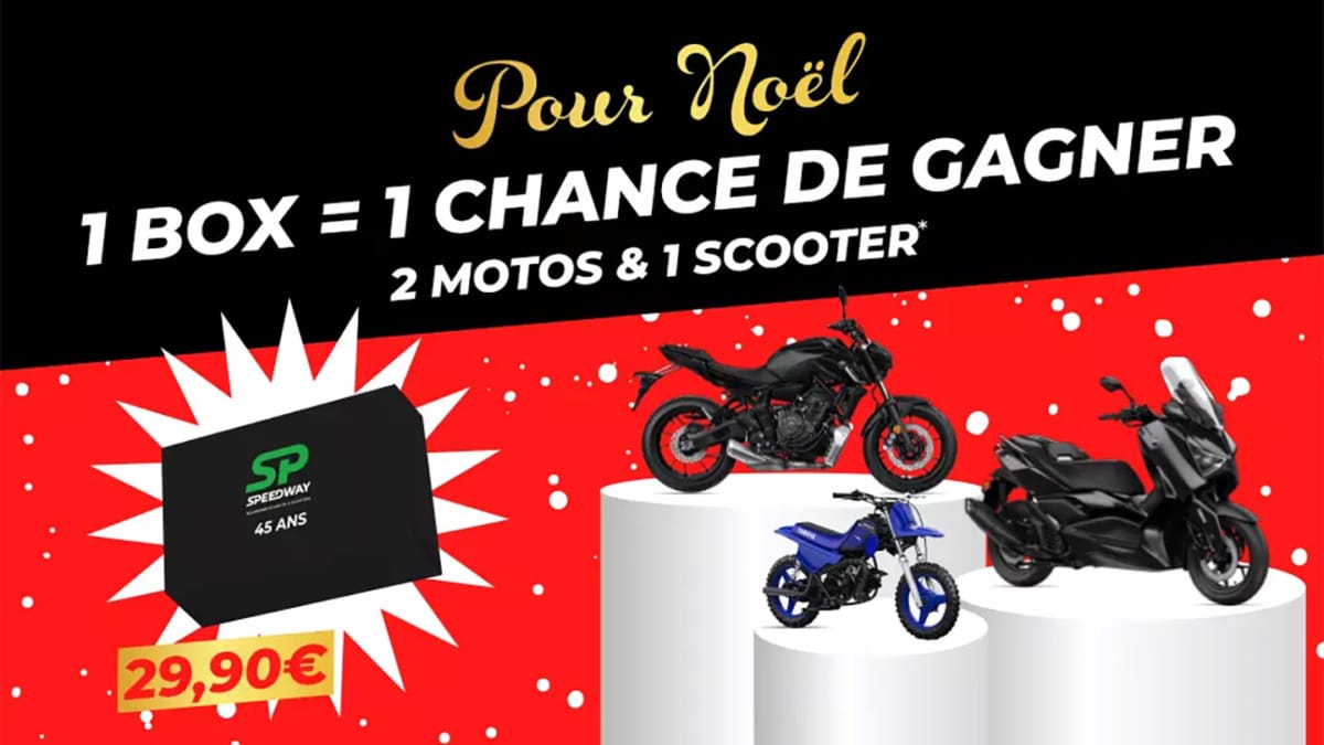 Jeu Speedway avec achat : 2 motos et 1 scooter à gagner