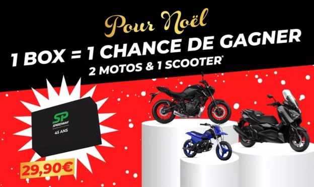 Jeu Speedway avec achat : 2 motos et 1 scooter à gagner