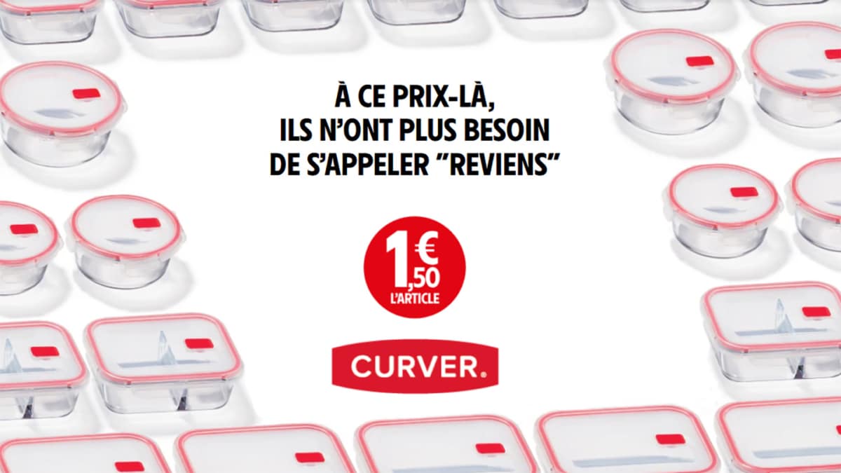 Vignette Intermarché Curver = Boîte / plat à 1,50€ (jusqu’à -92%)