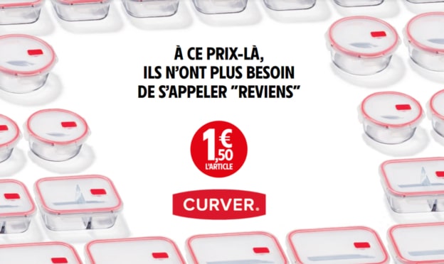 Vignette Intermarché Curver = Boîte / plat à 1,50€ (jusqu’à -92%)